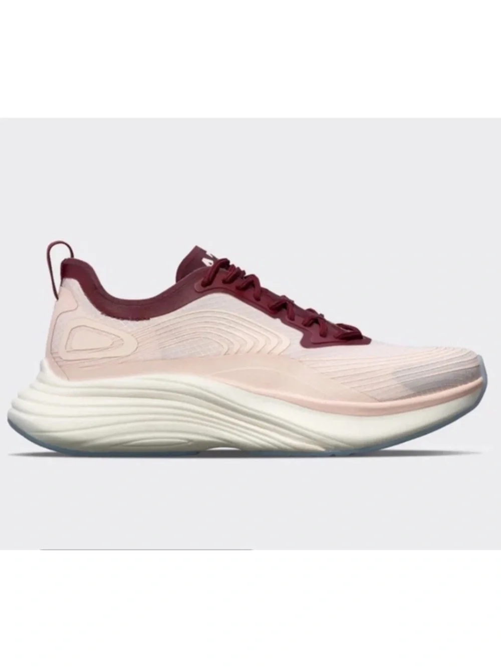 APL Streamline Lace Up Running Shoe Pink Burgundy /Multi Women 10